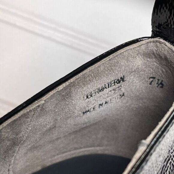 Paul Green Naomi Platform Loafer Black Crinkled Patent Leather NWOB Women’s 10 - Picture 10 of 14